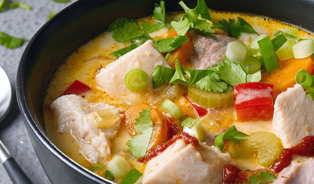 Olymel Thai chicken soup with coconut milk